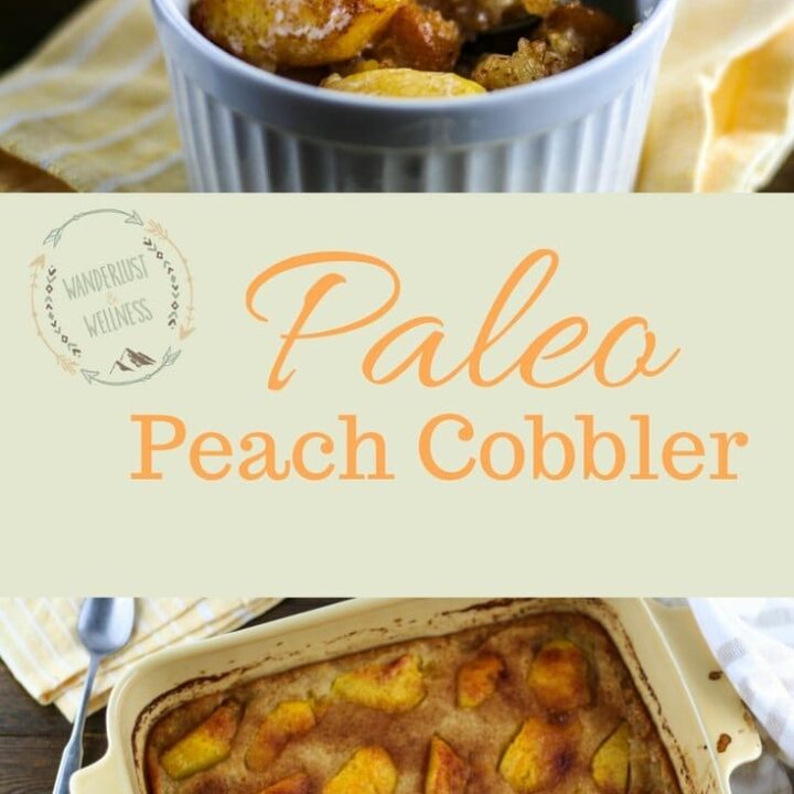 Gluten-Free Paleo Peach Cobbler
