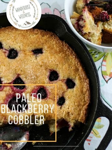 gluten-free blackberry cobbler
