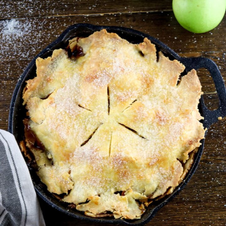 Gluten-free Cast Iron Apple Pie