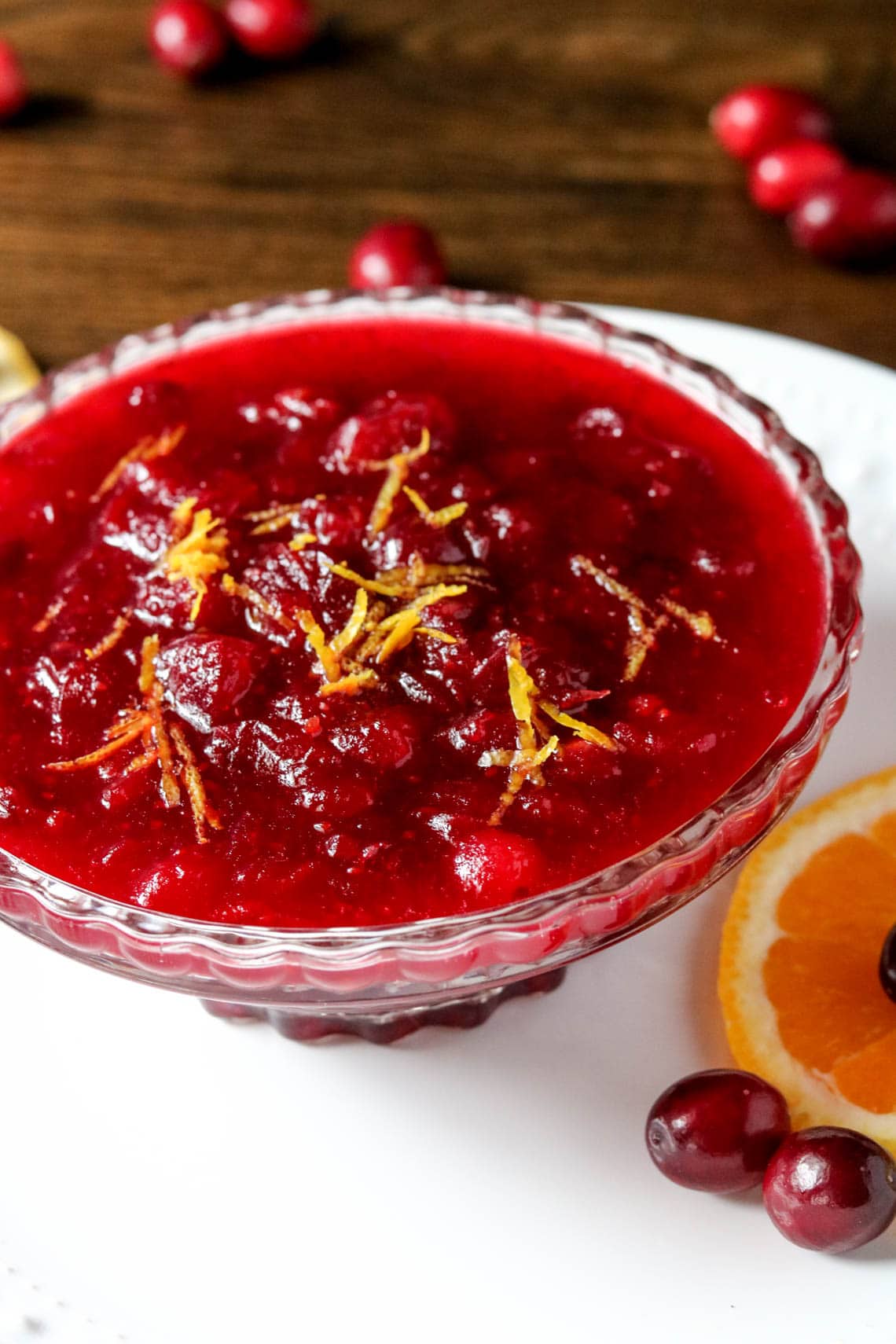 Whole Berry Cranberry Sauce Wild Rose Foods
