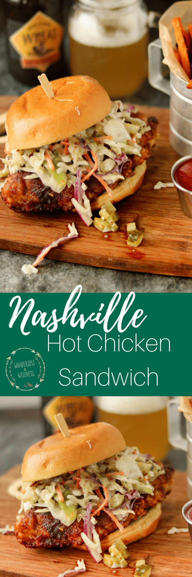Nashville Hot Chicken Sandwich • Wanderlust and Wellness