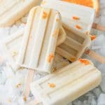 Orange Cardamom Creamsicles stacked on top of one another