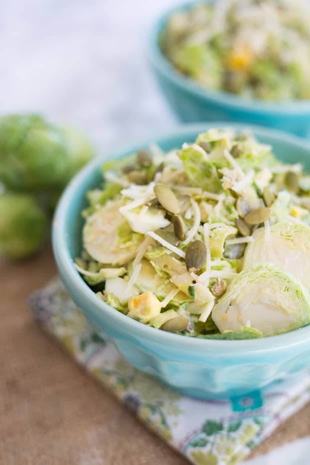 Shredded Brussel Sprouts Salad