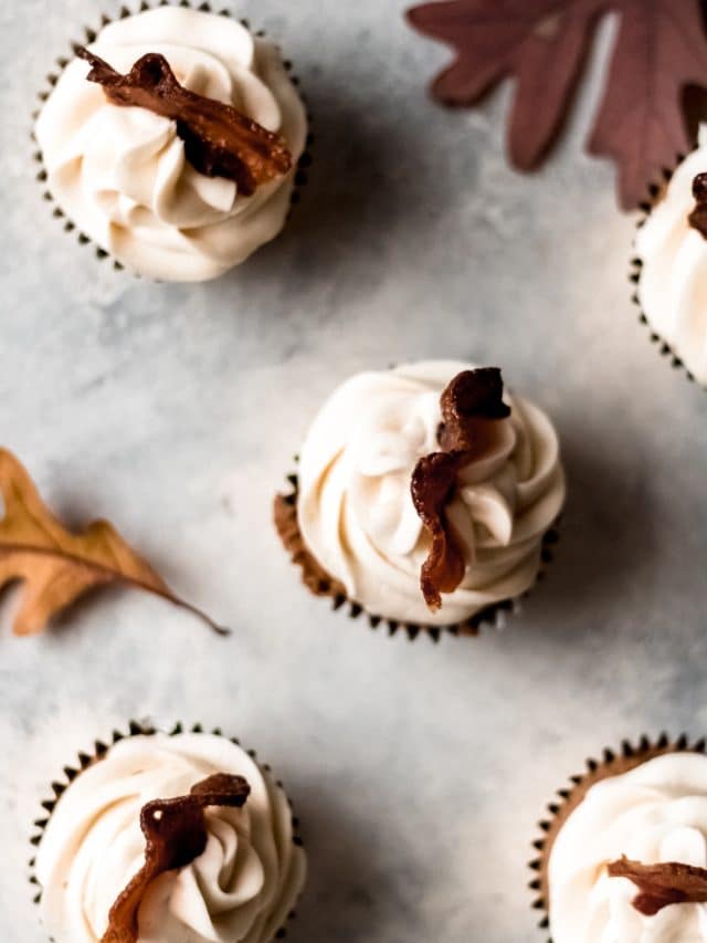 Maple Bacon Spice Cupcakes Story