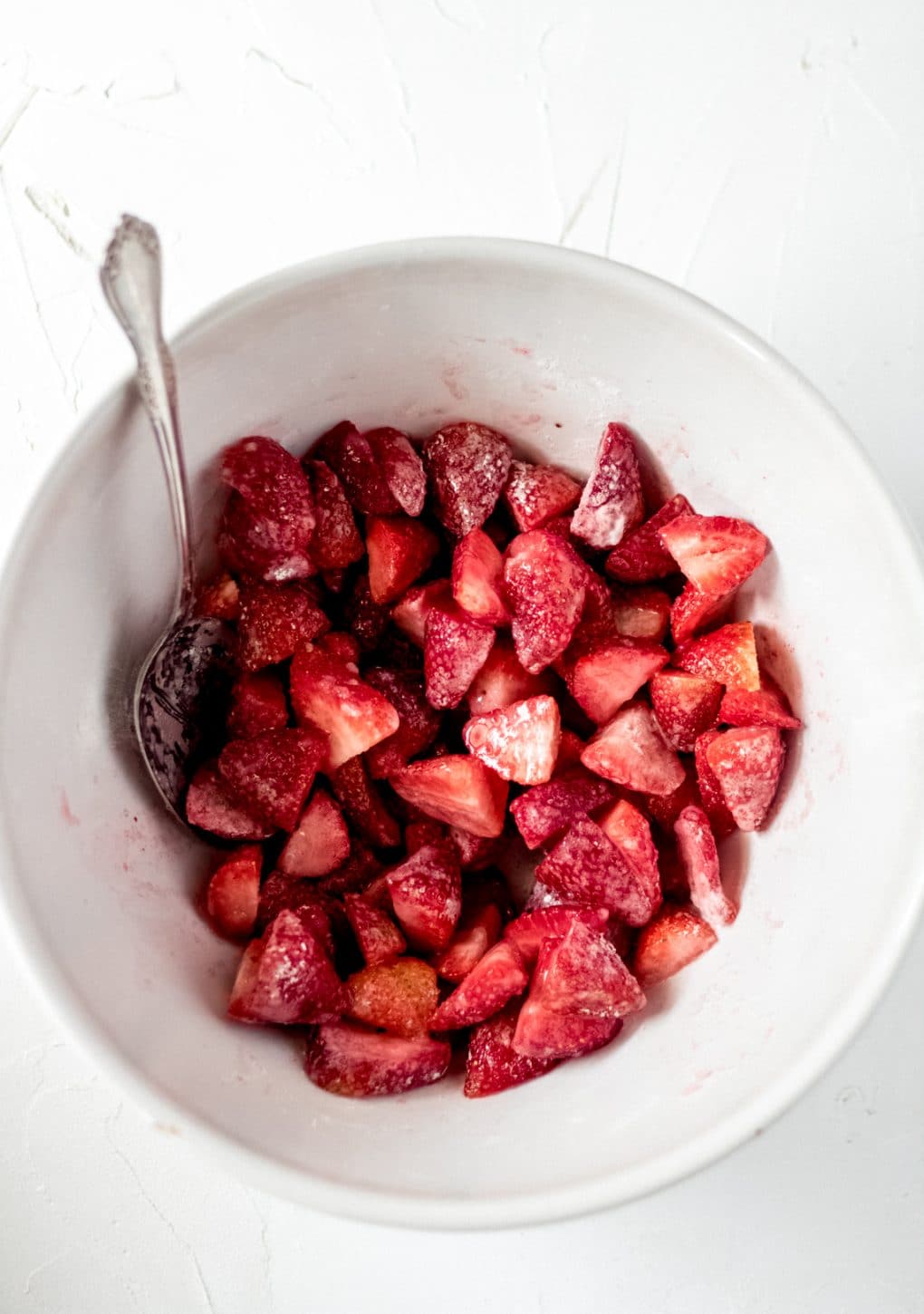 a bowl of fresh strawberries