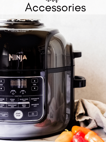 a Ninja kitchen foodie air fryer
