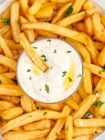 fries and easy aioli recipe
