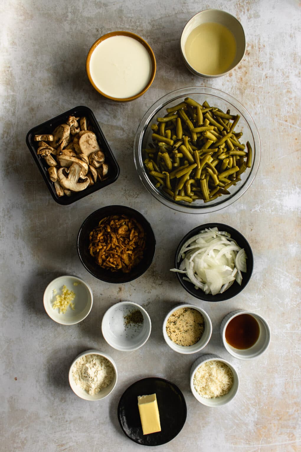 ingredients needed to make green bean casserole 