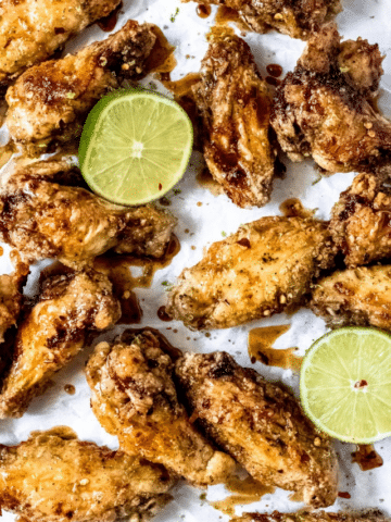 HONEY LIME CHICKEN WINGS COVER IMAGE