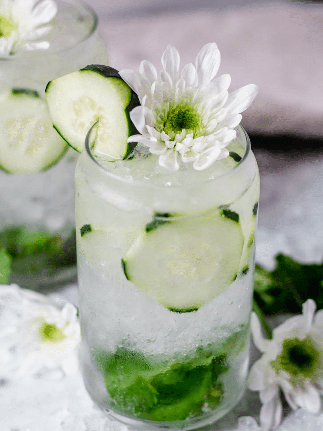 SPARKLING CUCUMBER COCKTAIL STORY